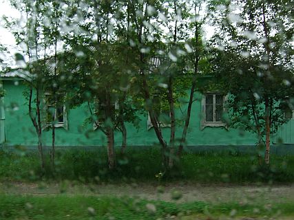 grønt hus i Revda